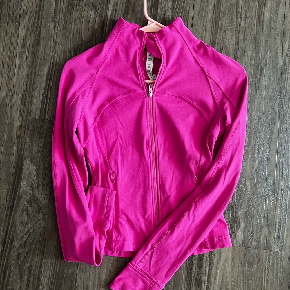Hot Pink Align Crop Jacket